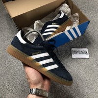 Adidas Originals Munchen Munich Navy Og White Gum Sole Uk 6 10 Bnib Deadstock Adidas Originals Munchen Munich Navy Og White Gum Sole Uk 6 10 Bnib Deadstock