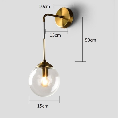 Glass Bar Wall Light Indoor Wall Lighting Kitchen Wall Sconce Bedroom Wall Lamp - Picture 40 of 84