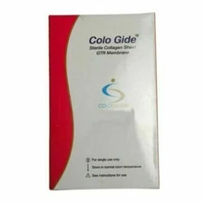 5 X NEW COLO GIDE STERILE COLLAGEN SHEET GTR MEMBRANE 15 x 20mm