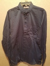 vtg 80's PAUL DAVRIL by Paris men's button down dress shirt size L 16.5