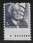 * U.S. #1280 .02c  WRIGHT MAJOR  MISPERF HUGE VOID -  MISSING TEXT  MNH  NICE  * — photo 2