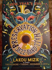 MINT PRESERVATION HALL JAZZ BAND Fillmore Poster 2019 a