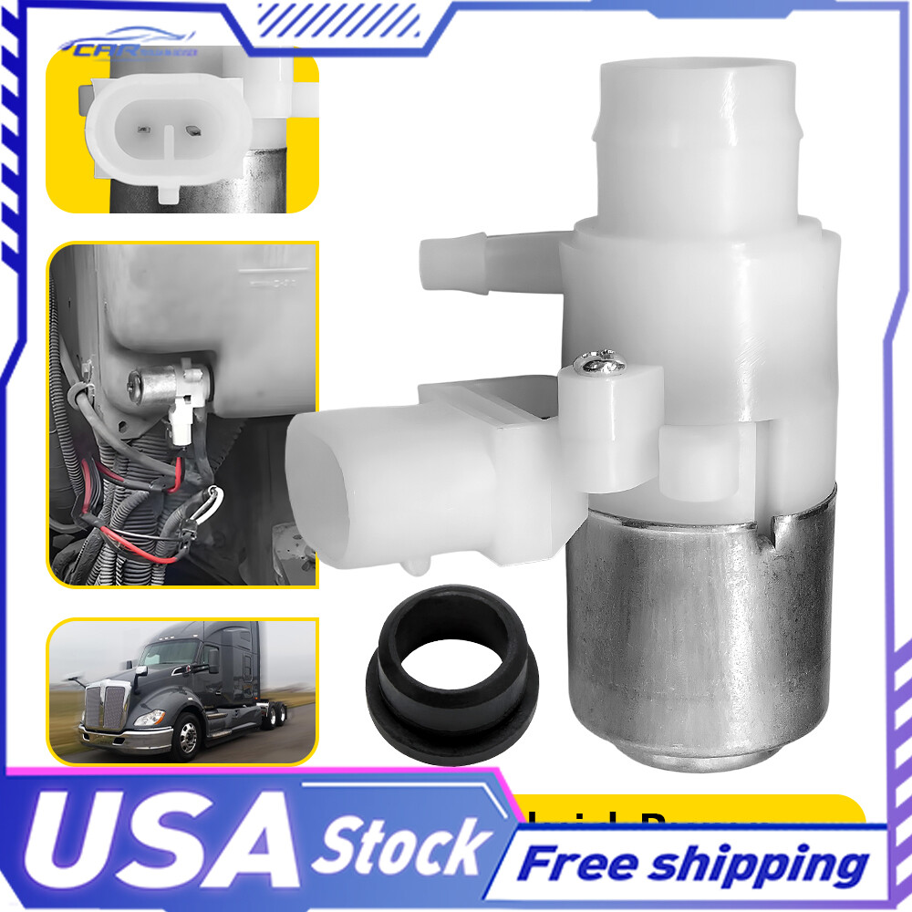 1X Windshield Wiper Washer Pump Fluid Compatible with Kenworth T680 Peterbilt 320 330 104307