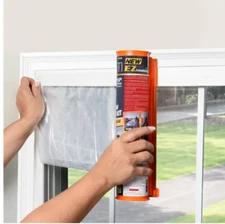 Frost King PREMIUM HEAVY DUTY!! 112 w x 84  ez Roll Dispenser Shrink Window Kit