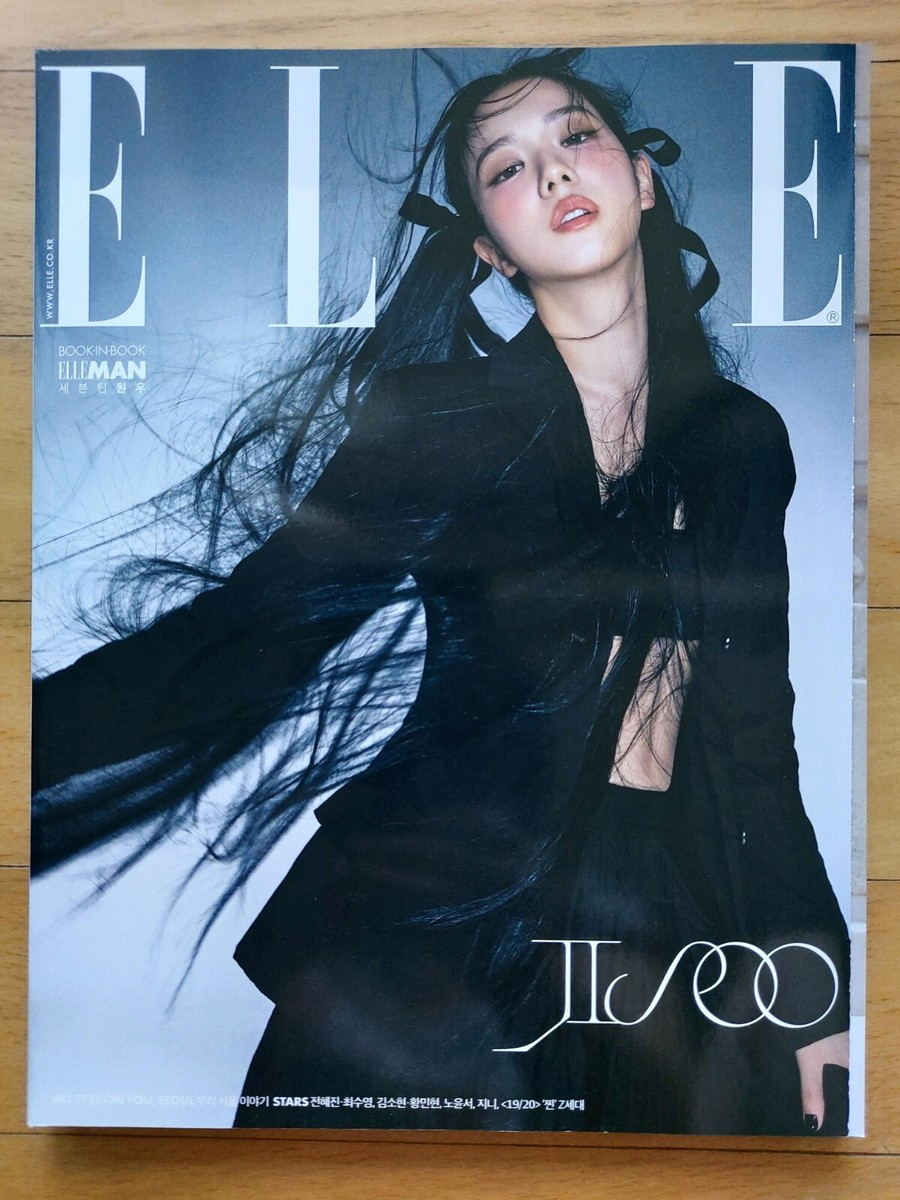BLACK PINK JISOO/ whole Magazine(EXCEPT ELLE MAN) ELLE Korea Aug