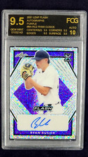 2021 Leaf Flash Autograph Purple BA-RC2 Ryan Cusick /75 RC Rookie Auto FCG 9.5