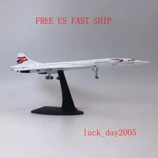 Wltk British Airways Concorde G-BOAG 1/200 Diecast Aircraft Model US SHIP