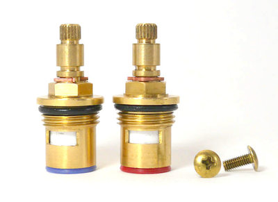 Wasserhahn Ventil Patrone Becken Mixer Keramik Ersatzteile Vierteldrehung 24 Zähne Spline 1/2''