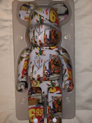 Andy Warhol x Jean-Michel Basquiat #4 Be@rbrick Medicom 400 Andy Warhol x Jean-Michel Basquiat #4 Be@rbrick Medicom 400