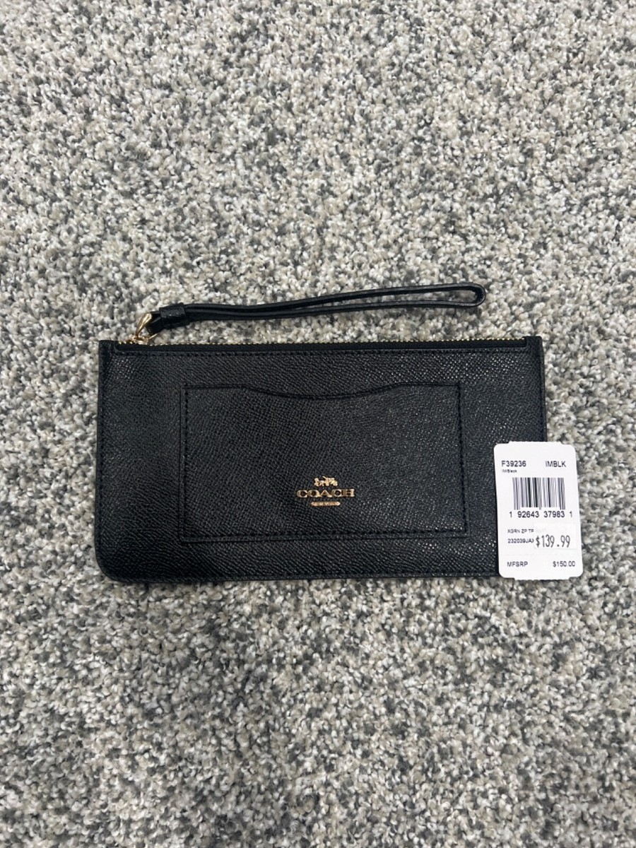 Black Coach Wallet F39236 NWT | eBay