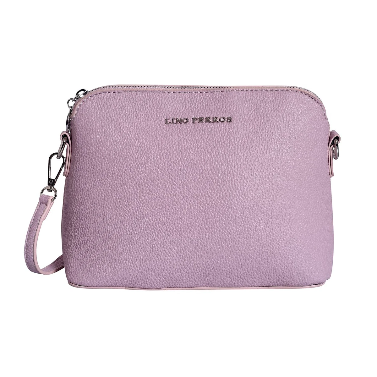 Lino Perros Women s Synthetic Leather Sling Bag Pink eBay