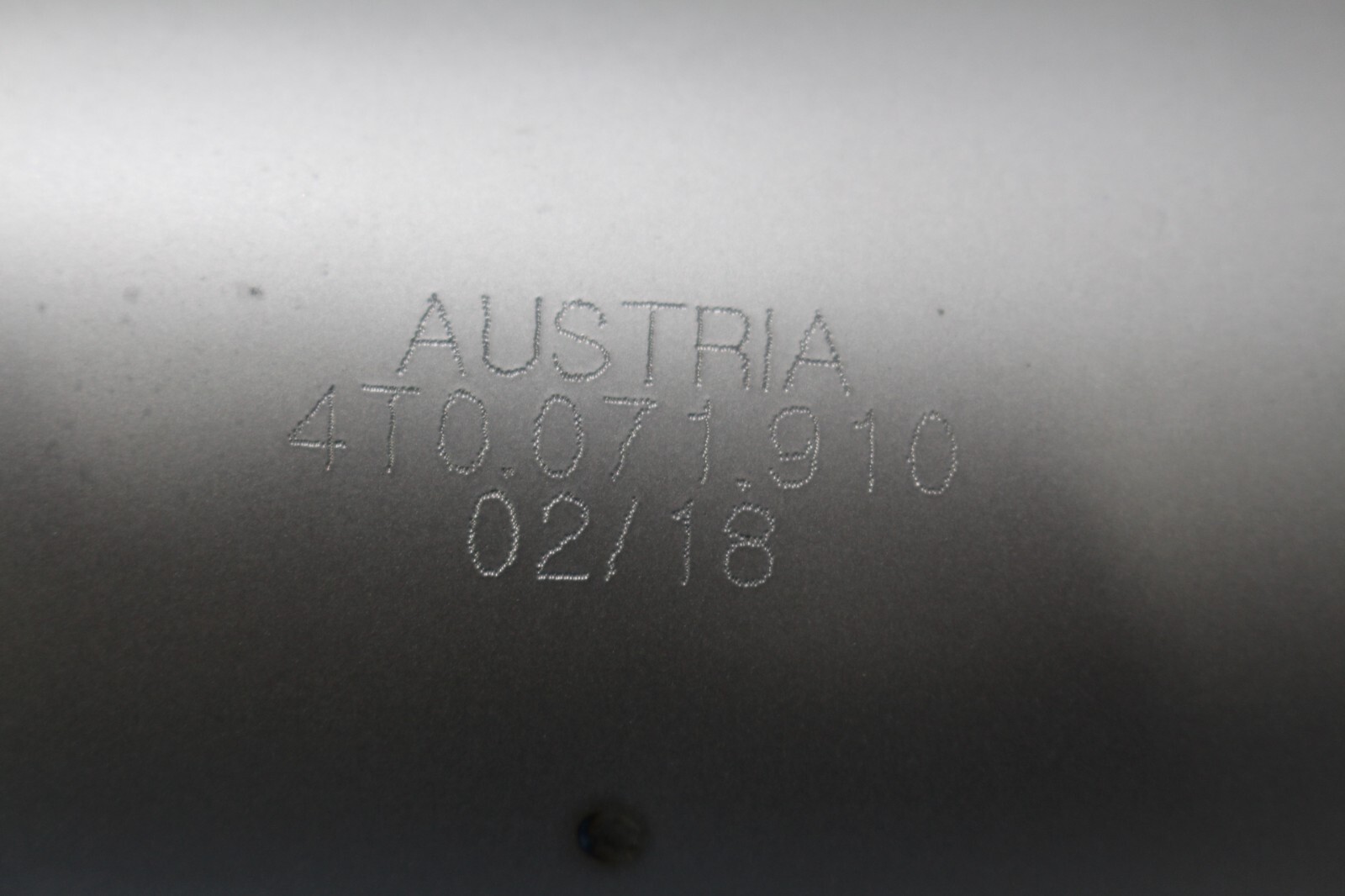 Lamborghini Huracan LP580, 610, RH, Right, Tail Pipe Tip, Used, P/N 4T0071910