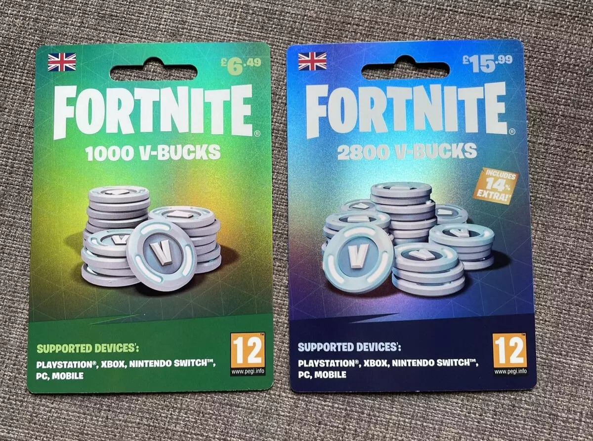 Les cartes de V-bucks bientôt disponibles en boutique