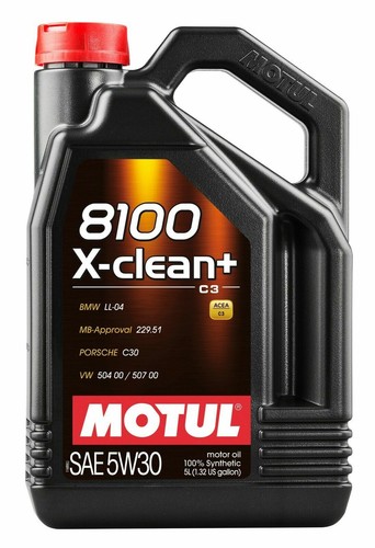 For Motul 8100 X-CLEAN  5W30 - 5L - Fully Synthetic Engine Motor Oil
