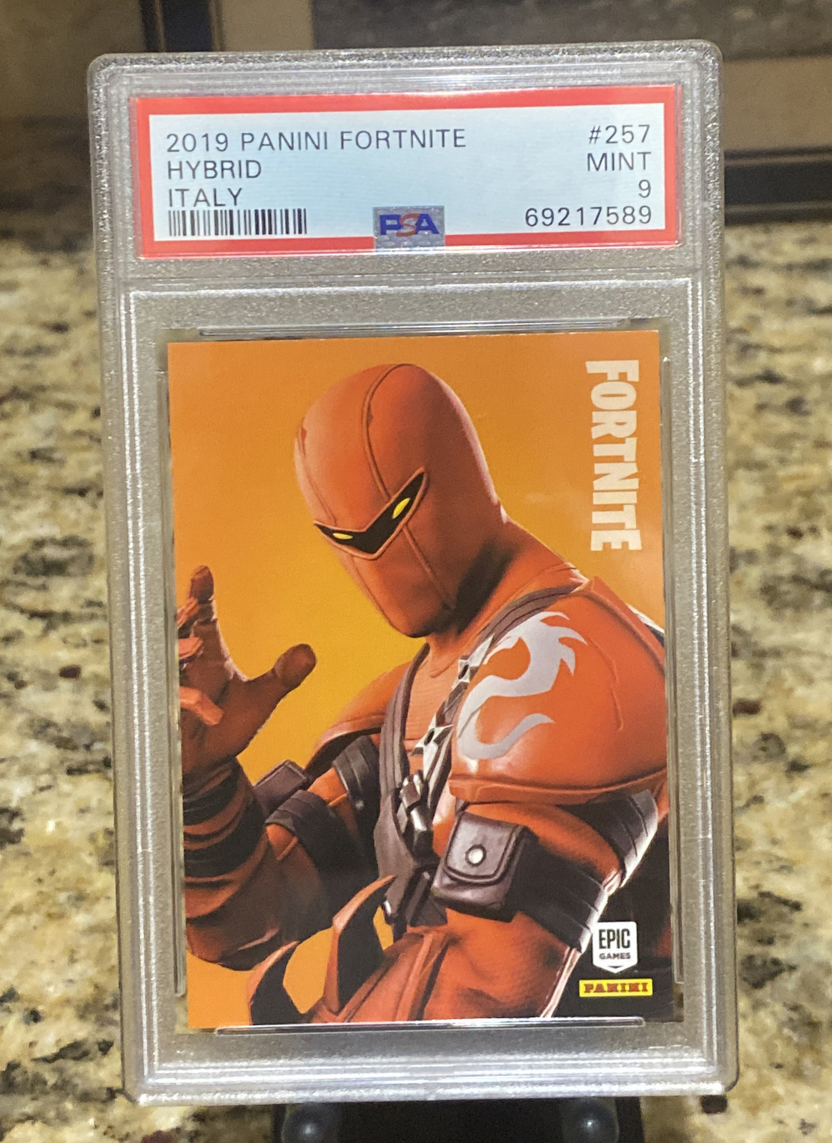 2019 Panini Fortnite Series 1 Legendary #257 Hybrid PSA 9 MINT