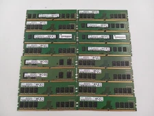 LOT OF 16 SAMSUNG 8GB (16X8GB) DDR4 PC4 DESKTOP RAM (MM360)