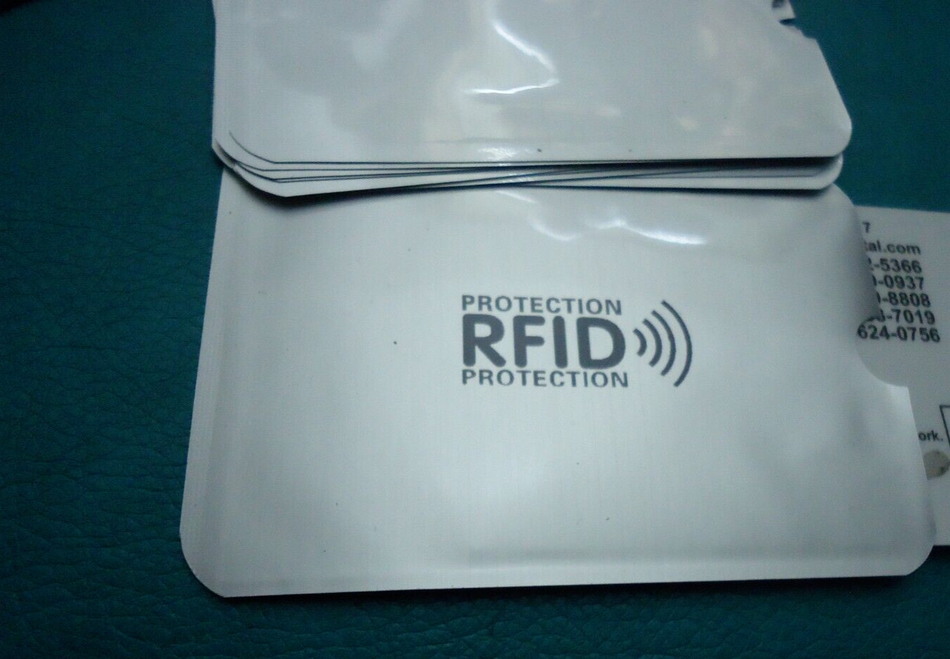 10 RFID Credit Debit ID Card Sleeve Protector Blocking Safety Shield Anti Thef..