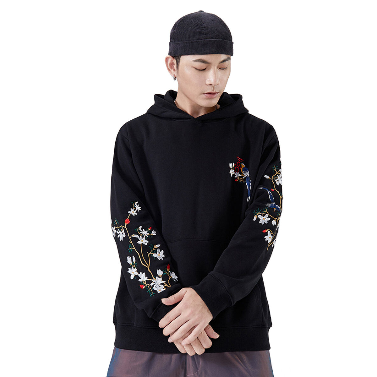 Niepce Yokosuka Japanese Streetwear Hoodie Embroidered Niepce Yokosuka Japanese Streetwear Hoodie Embroidered