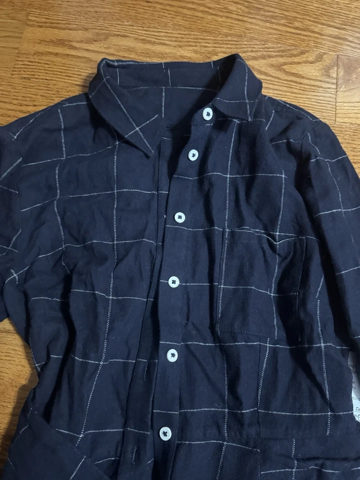 Garnet Hill органический хлопок фланель миди-платье - Изображение 3 из 4