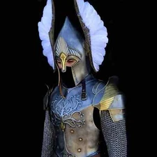 18GA Gondor Fountain Half Body Armor Suit Cuirass Pauldron Halloween Helmet