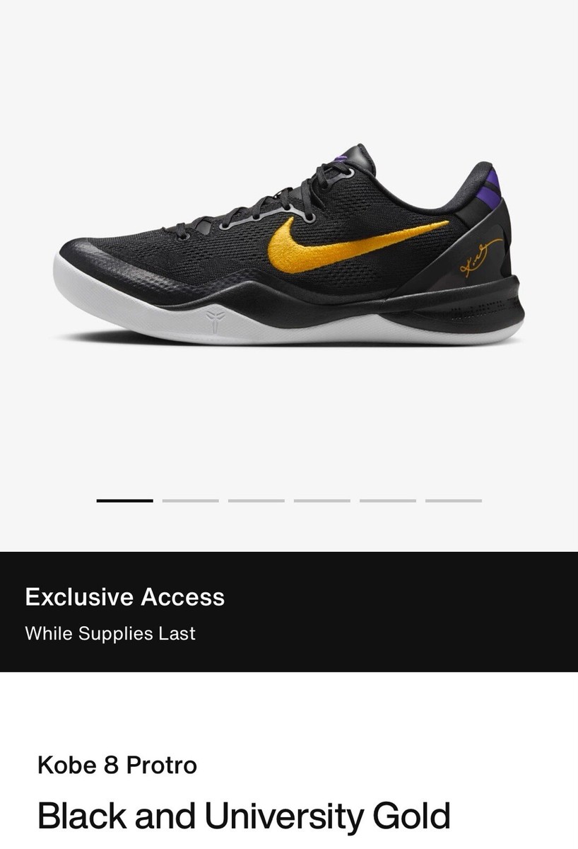 nike kobe protro 8 Black UK10 | eBay UK