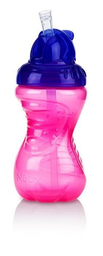 Copa flip-it Nuby sin derrames - resistente a fugas - más de 12 meses - 10 oz/300 ml - libre de BPA - Imagen 10 de 12