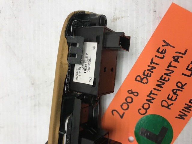 06 07 08 BENTLEY CONTINENTAL GT FLYING SPUR LEFT REAR WINDOW HEATED SEAT SWITCH 