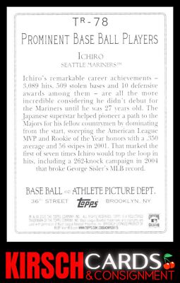 Ichiro 2020 Topps #TR-78 Turkey Red 2020 (Series 2) Seattle
