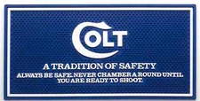 Colt Counter Mat Python Blue and White, Brand New