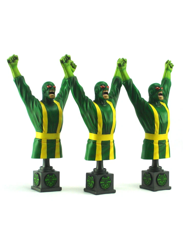 Paquete de 3 mini bustos Bowen Designs Hydra Agent Capitán América Marvel Comics nuevos Foto 2 de 4