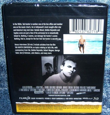 NEW LGBTQ GAY THEMED TAB HUNTER CONFIDENTIAL DOCUMENTARY MOVIE BLU  