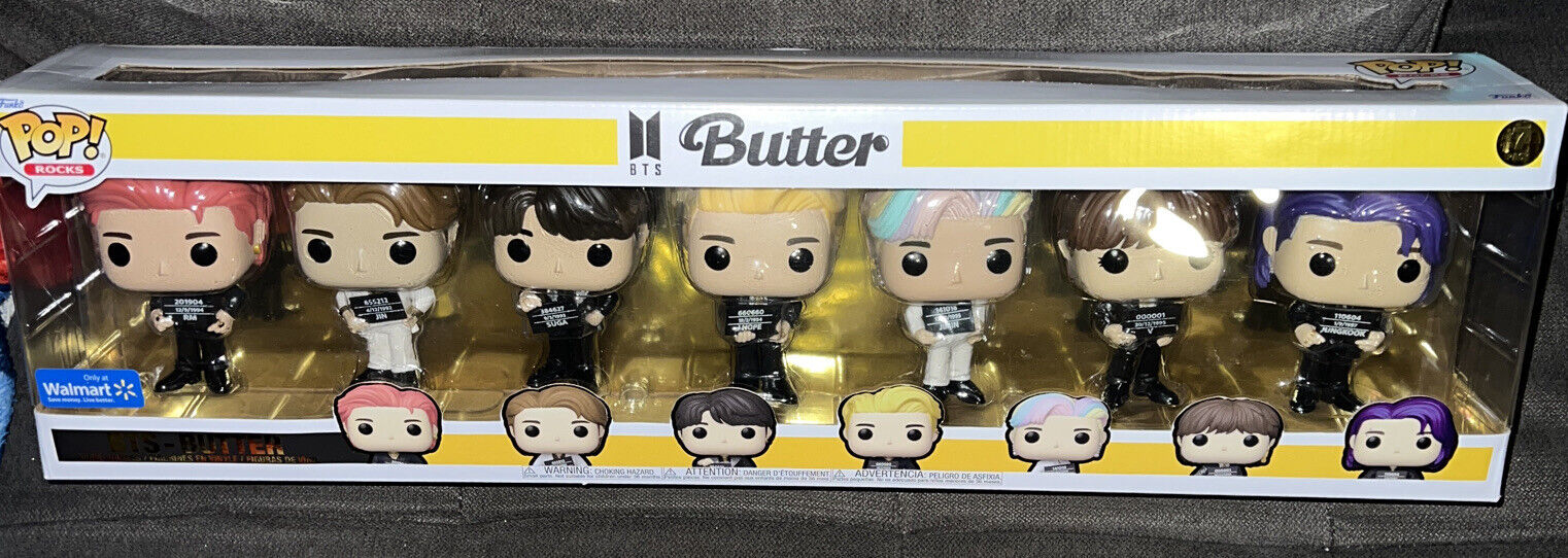 Funko Pop! Rocks: BTS - Butter 7-pack Figures (Walmart Exclusive) In Hand  Pop!