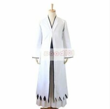 NEW Bleach Kurosaki Ichigo Bankai Cosplay Costumes White