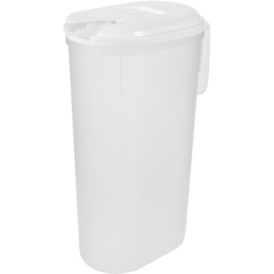 Pichet en plastique portable offres de qualité alimentaire pichet en plastique avec couvercle utilisation de fête