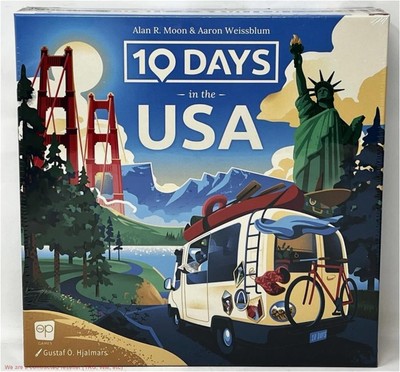 The Op Games 10 Days in the USA Board Game