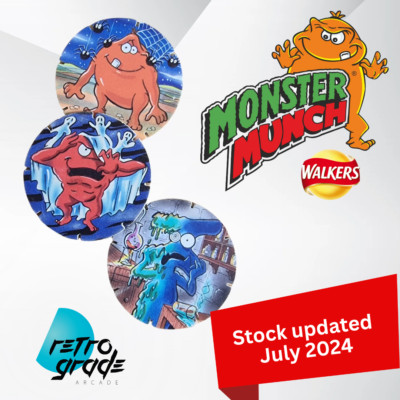 Monster Munch Tazos - Walkers Chips - verschiedene - Serie 2 - Nr.31 - Nr.40 - UK