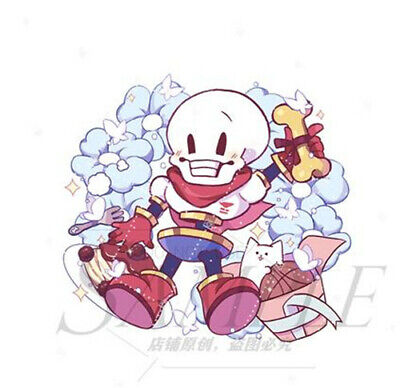 Anime Undertale Sans Asriel Frisk papyrus Acrylic Keychain Keyring Chain  Holder