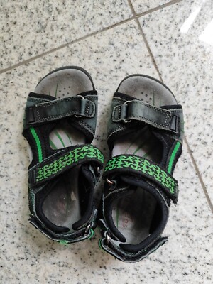Sandalen Superfit Gr. 28 schwarz grün 
