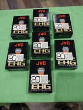 Lot of 7 JVC VHS-C Blank Tapes EHG30 EC-30 Superb Quality NEW FACTORY SEALED 