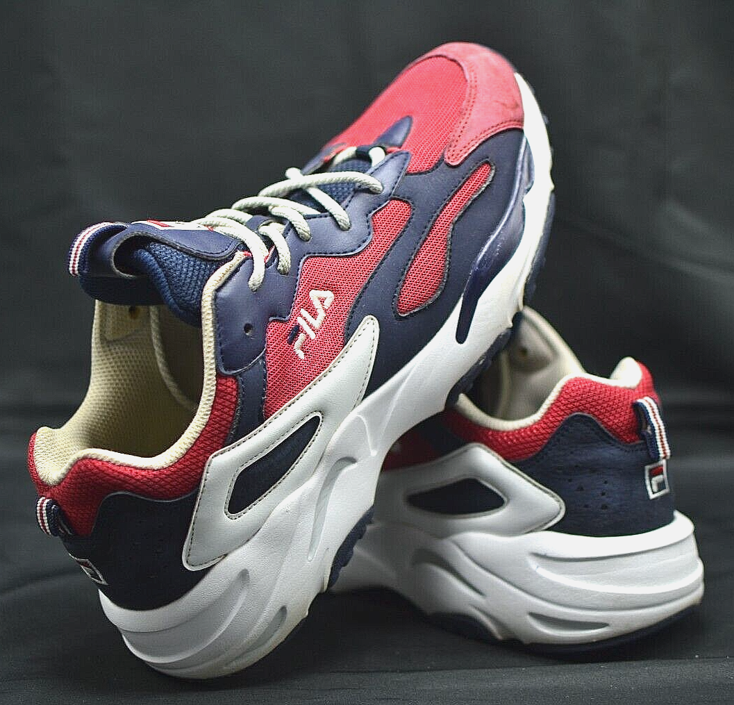 Fila 1RM00973-616 | Ray Tracer Men's Sneaker Size 9.5 Red, White
