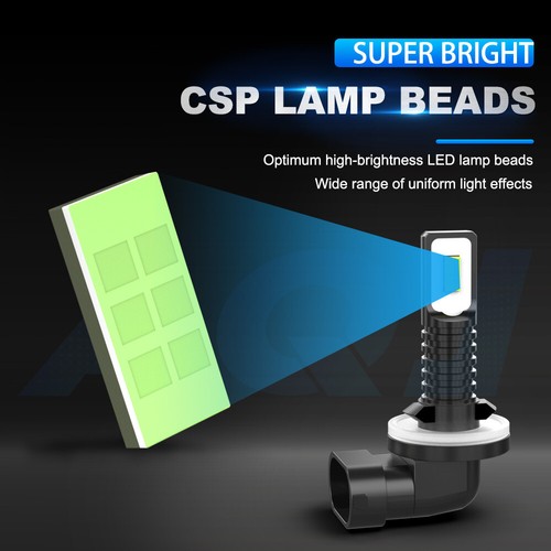 2X Ice Blue 881 889 LED luz antiniebla bombillas halógenas kit de reemplazo 8000K - Imagen 5 de 15