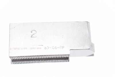Production Turning 65-06-SP Soft Serrated Chuck Jaw 3-1/4'' x 1-1/4'', CNC, Lath