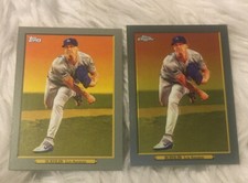 Walker Buehler 2020 Topps Series 1 Turkey Red Chrome #TRC-44 Refractor & Base