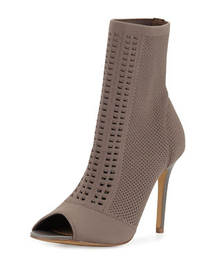 Charles by Charles David Rebellious Mesh-Knit Open-Toe Bootie