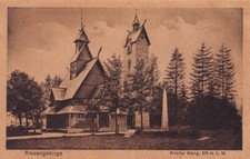 Riesengebirge Schlesien - Kirche Wang 874 m ü. M. - um 1920