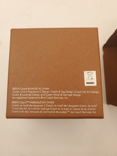 Coach EMPTY Brown Watch Box with Pillow and Paperwork - Picture 8 of 16
