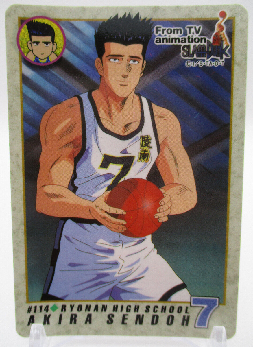 Akira Sendoh Ryonan #114 SLAM DUNK Card animation BNADAI 1994