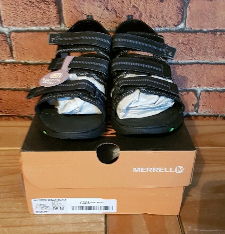 Merrell Sandali con cinturino alla caviglia per bambini Hydro Creek multicolore (nero) 5 (37 EU)