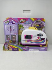 New Shopkins Happy Places Rainbow Beach Camper Van Shoppies Family Real Littles