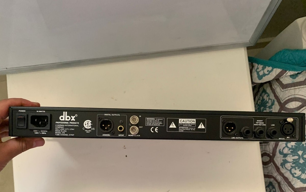 dbx 376 真空管マイクプリアンプ Tube Channel Strip DBX 376 Tube Channel Strip - Terry Tew